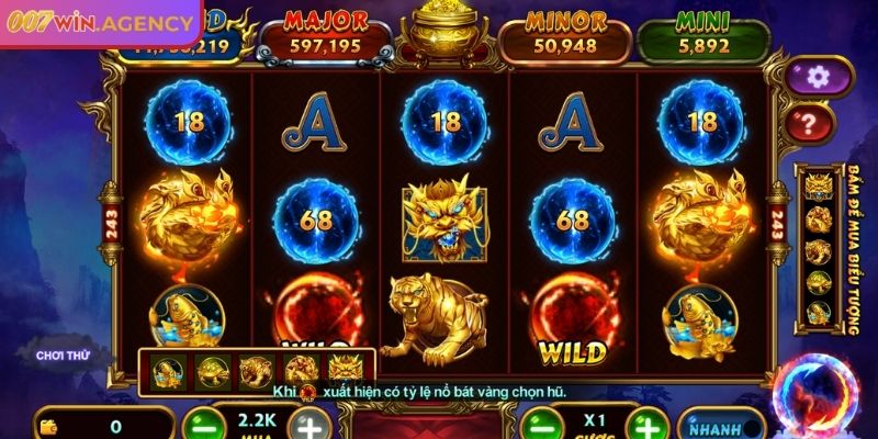 Khai thác triệt để mini game và vòng quay phụ