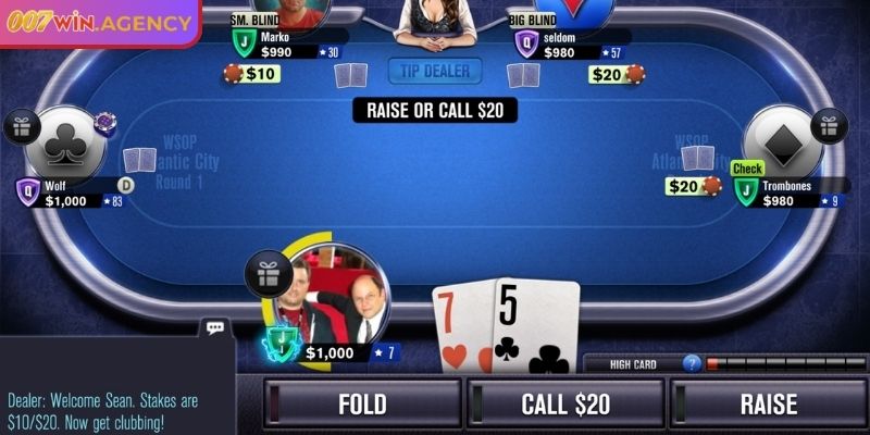 Giới thiệu game Poker 007Win