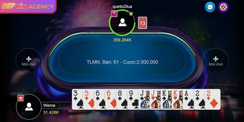 Cách chơi Tiến lên 007win đúng chuẩn